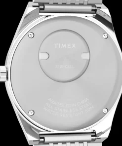 Timex Vintage|Stainless Steel*Q ® Falcon Eye 38mm Stainless Steel Bracelet Watch