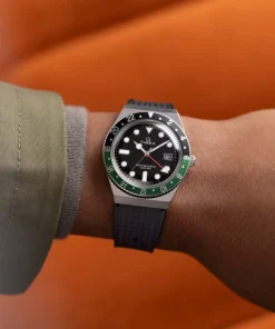 Timex Vintage|Father's Day Gifts*Q ® GMT 38mm Synthetic Rubber Strap Watch