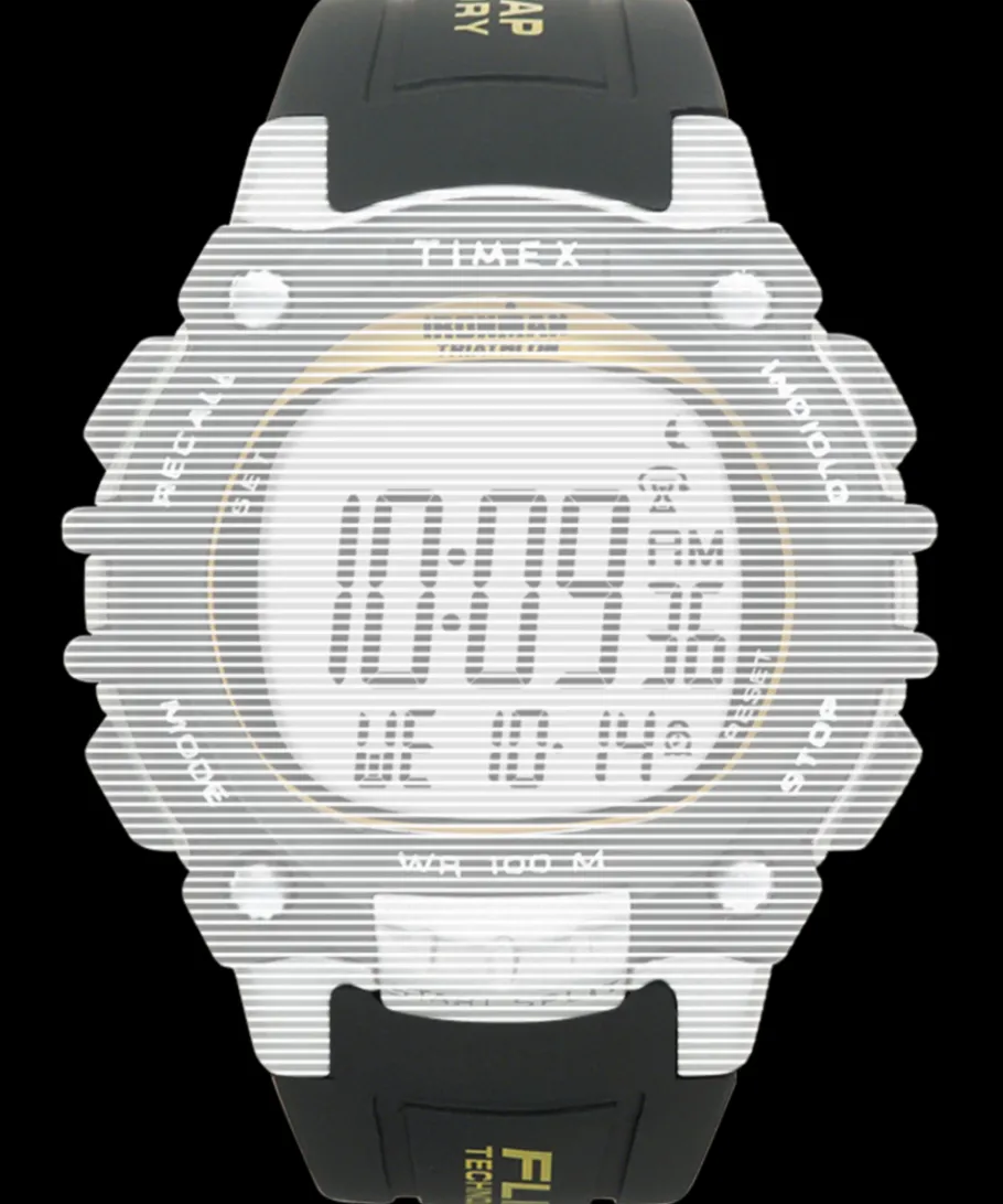 Timex Straps*Replacement 18mm Resin Strap Watch for Ironman® 100 Lap Full-Size