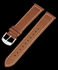Timex Straps*Tan Two-Piece Stitched Leather Strap