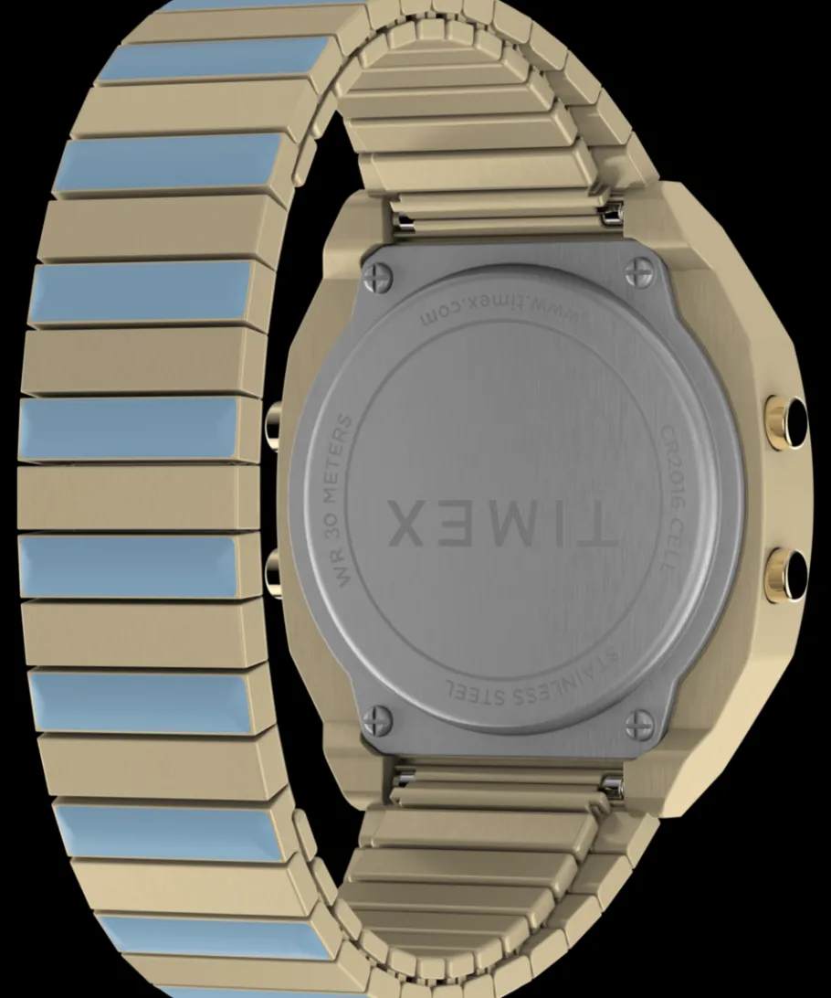 Women Timex Digital*80 36mm Stainless Steel Expansion Band Watch