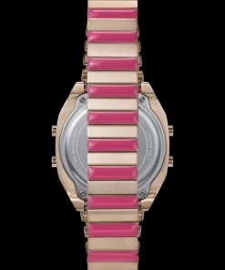 Women Timex Gold-tone|Digital*80 36mm Stainless Steel Expansion Band Watch