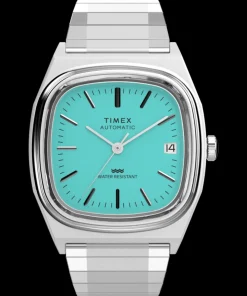 Timex Vintage|Automatic*® Automatic 1983 E Line 34mm Stainless Steel Expansion Band Watch