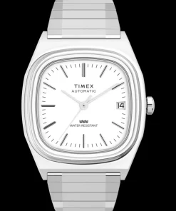 Timex Vintage|Automatic*® Automatic 1983 E Line Reissue 34mm Stainless Steel Expansion Ba
