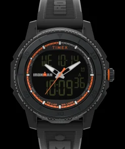 Timex Digital|Chronograph*® IRONMAN® Adrenaline Ana-digi 46mm PU Strap Watch