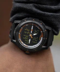 Timex Digital|Chronograph*® IRONMAN® Adrenaline Ana-digi 46mm PU Strap Watch