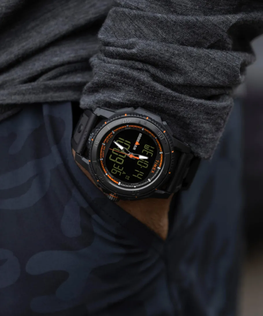 Timex Digital|Chronograph*® IRONMAN® Adrenaline Ana-digi 46mm PU Strap Watch