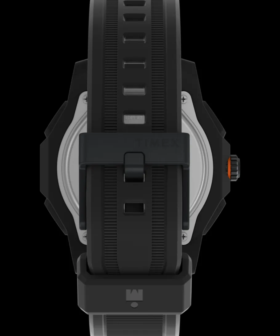 Timex Digital|Chronograph*® IRONMAN® Adrenaline Ana-digi 46mm PU Strap Watch