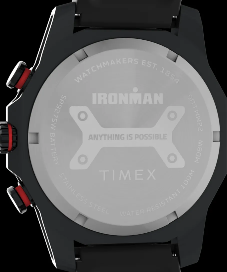 Timex Digital|Chronograph*® IRONMAN® Adrenaline Chronograph 48mm PU Strap Watch