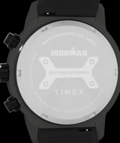 Timex Chronograph|Black Watches*® IRONMAN® Challenger Chronograph 44mm Silicone Strap Watch