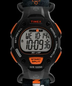 Timex Digital|Chronograph*® IRONMAN® Classic 30-Lap 38mm Recycled Fabric Strap Watch