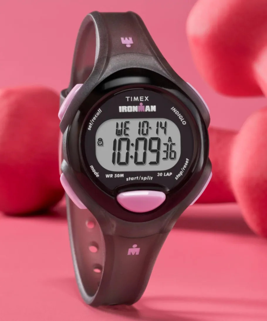 Women Timex Digital*® IRONMAN® Essential 30 34mm Resin Strap Watch