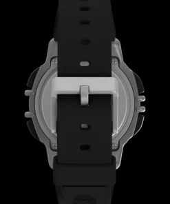 Timex Digital*® IRONMAN® Flix 100 Lap 42mm PU Strap Watch