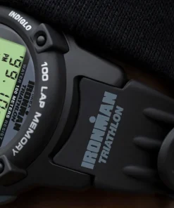 Timex Digital*® IRONMAN® Flix 100 Lap 42mm PU Strap Watch