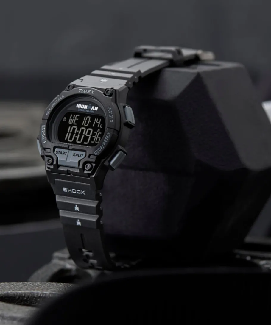 Timex Digital|Chronograph*® IRONMAN® Shock Endure 42mm Resin Strap Watch