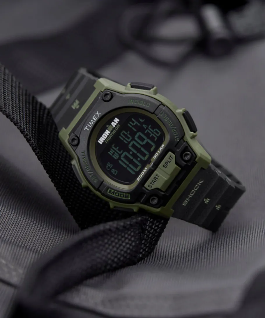 Timex Digital|Chronograph*® IRONMAN® Shock Endure 42mm Resin Strap Watch