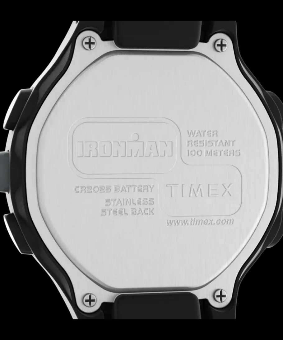 Timex Digital|Chronograph*® IRONMAN® T200 42mm Silicone Strap Watch