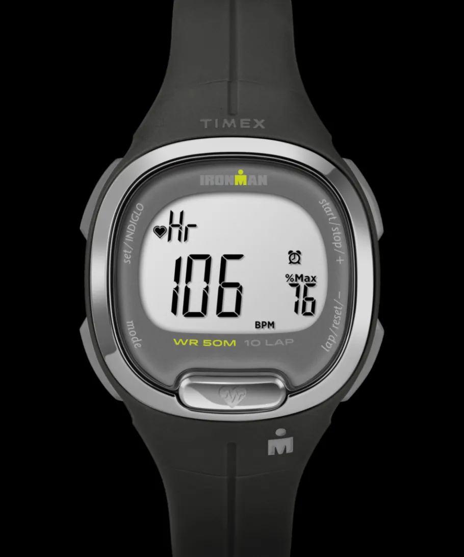 Women Timex Digital*Ironman HeartFIT™ Transit+ 33mm Resin Strap Activity and Heart R
