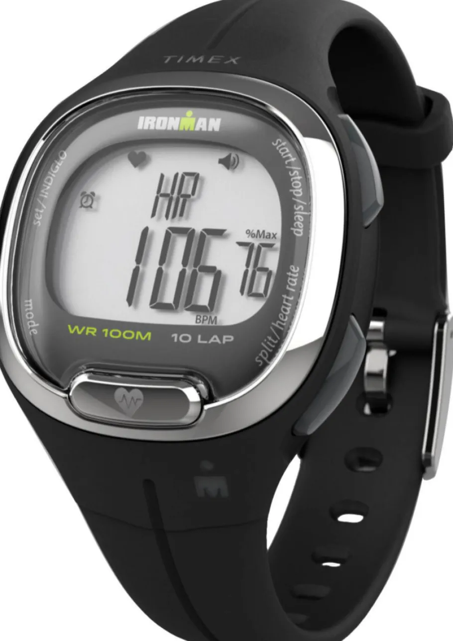 Women Timex Digital*Ironman HeartFIT™ Transit+ 33mm Resin Strap Activity and Heart R
