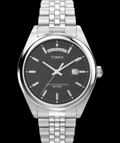 Timex Stainless Steel|Father's Day Gifts*Legacy Day and Date 41mm Stainless Steel Bracelet Watch