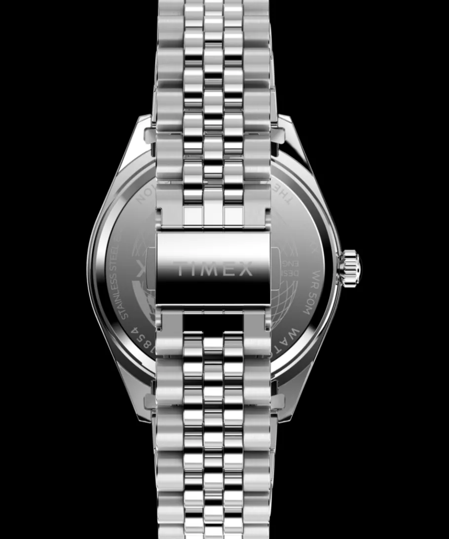Timex Stainless Steel|Father's Day Gifts*Legacy Day and Date 41mm Stainless Steel Bracelet Watch