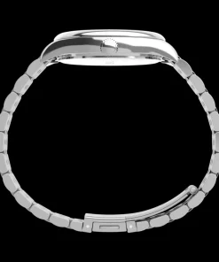 Women Timex Silver-tone|Bracelet*Legacy Day and Date 36mm Stainless Steel Bracelet Watch