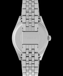 Women Timex Silver-tone|Bracelet*Legacy Day and Date 36mm Stainless Steel Bracelet Watch
