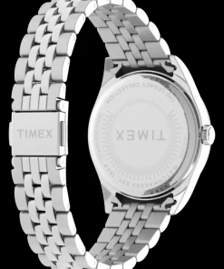 Women Timex Silver-tone|Bracelet*Legacy Day and Date 36mm Stainless Steel Bracelet Watch