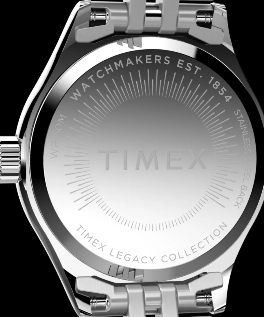 Women Timex Small|Silver-tone*Legacy Mini 25mm Stainless Steel Bracelet Watch