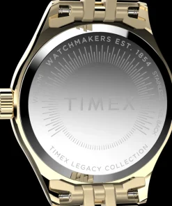 Women Timex Small|Gold-tone*Legacy Mini 25mm Stainless Steel Bracelet Watch
