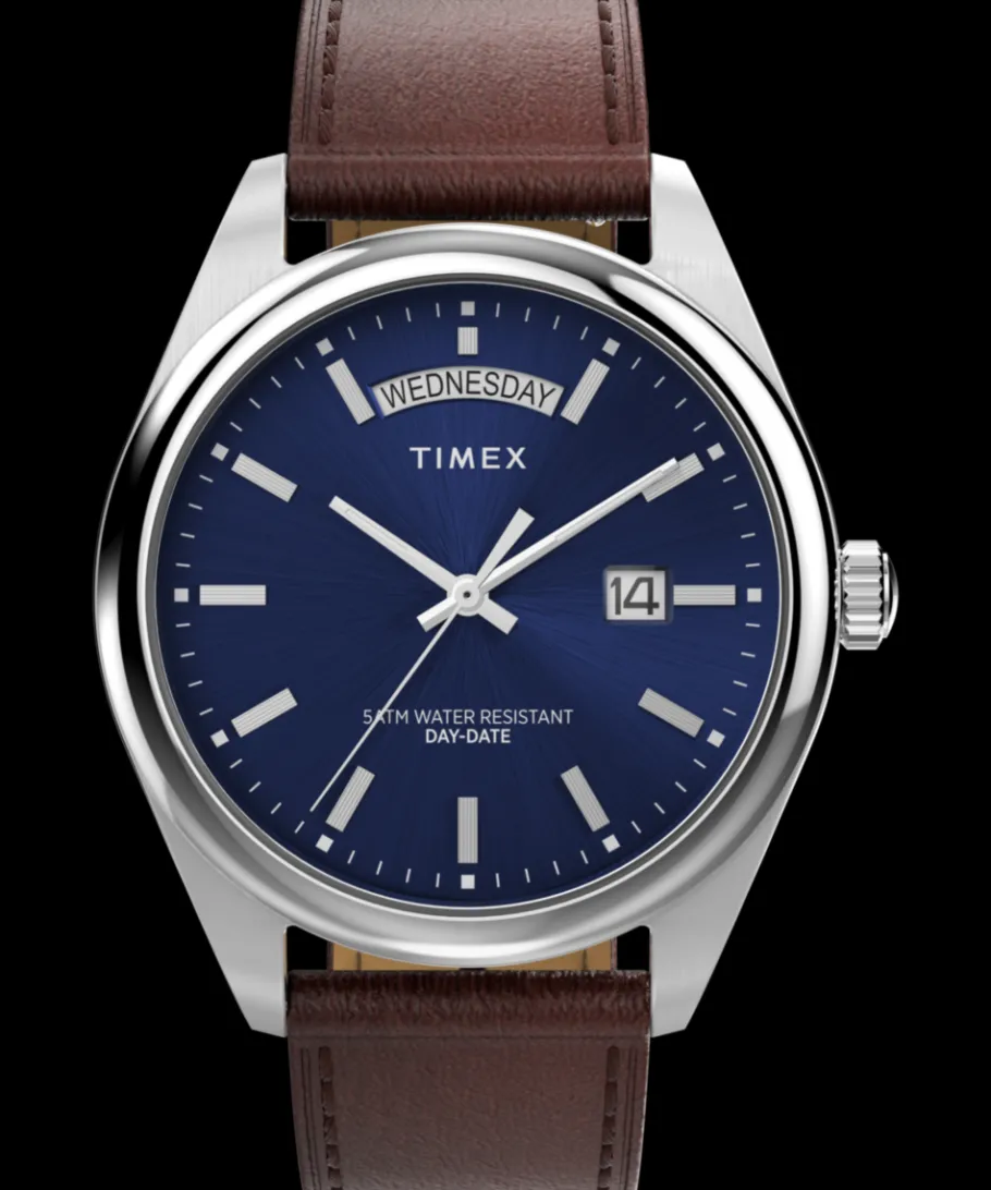 Timex Leather|Father's Day Gifts*Legacy 41mm Leather Strap Watch