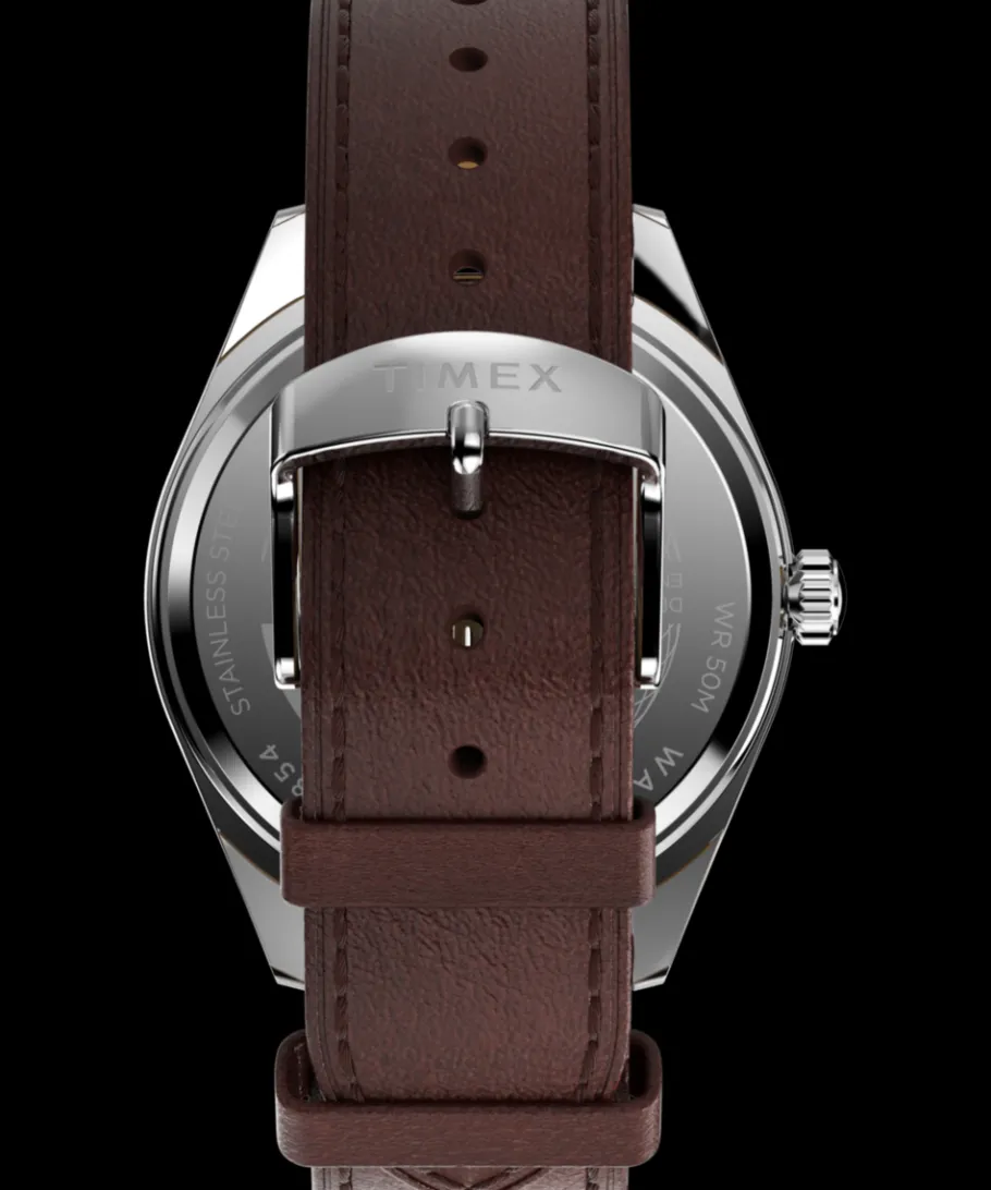 Timex Leather|Father's Day Gifts*Legacy 41mm Leather Strap Watch
