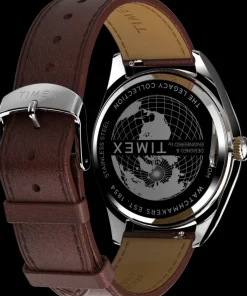 Timex Leather|Father's Day Gifts*Legacy 41mm Leather Strap Watch