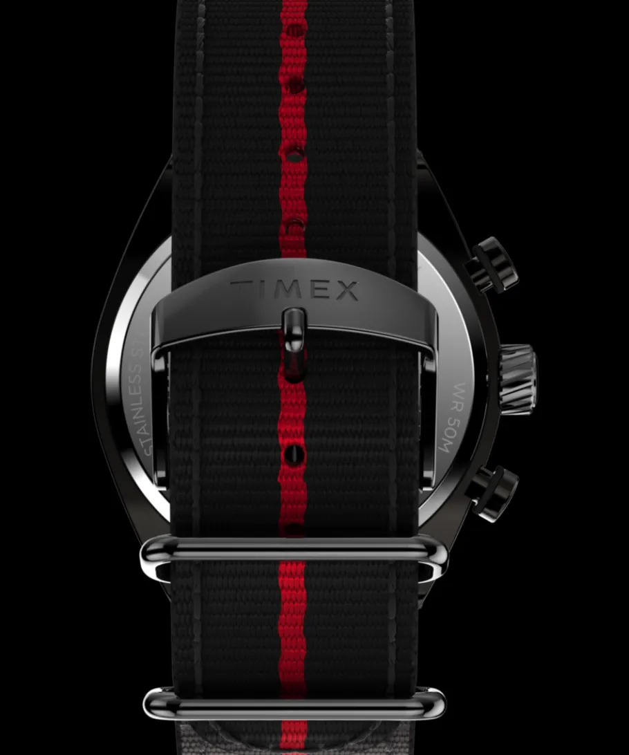 Timex Black Watches|Father's Day Gifts*Legacy Tonneau 42mm Fabric Strap Watch