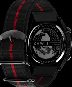 Timex Black Watches|Father's Day Gifts*Legacy Tonneau 42mm Fabric Strap Watch