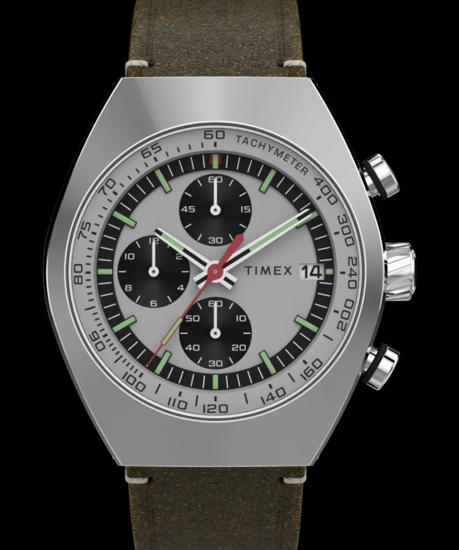Timex Leather|Father's Day Gifts*Legacy Tonneau 42mm Leather Strap Watch