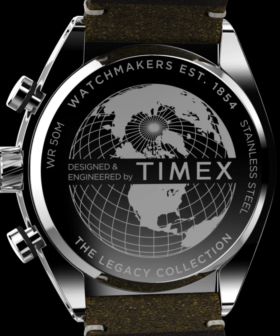 Timex Leather|Father's Day Gifts*Legacy Tonneau 42mm Leather Strap Watch