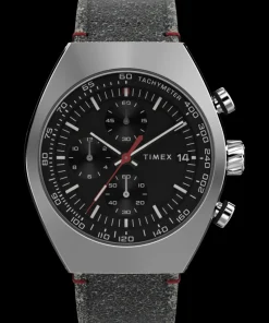 Timex Black Watches|Leather*Legacy Tonneau 42mm Leather Strap Watch