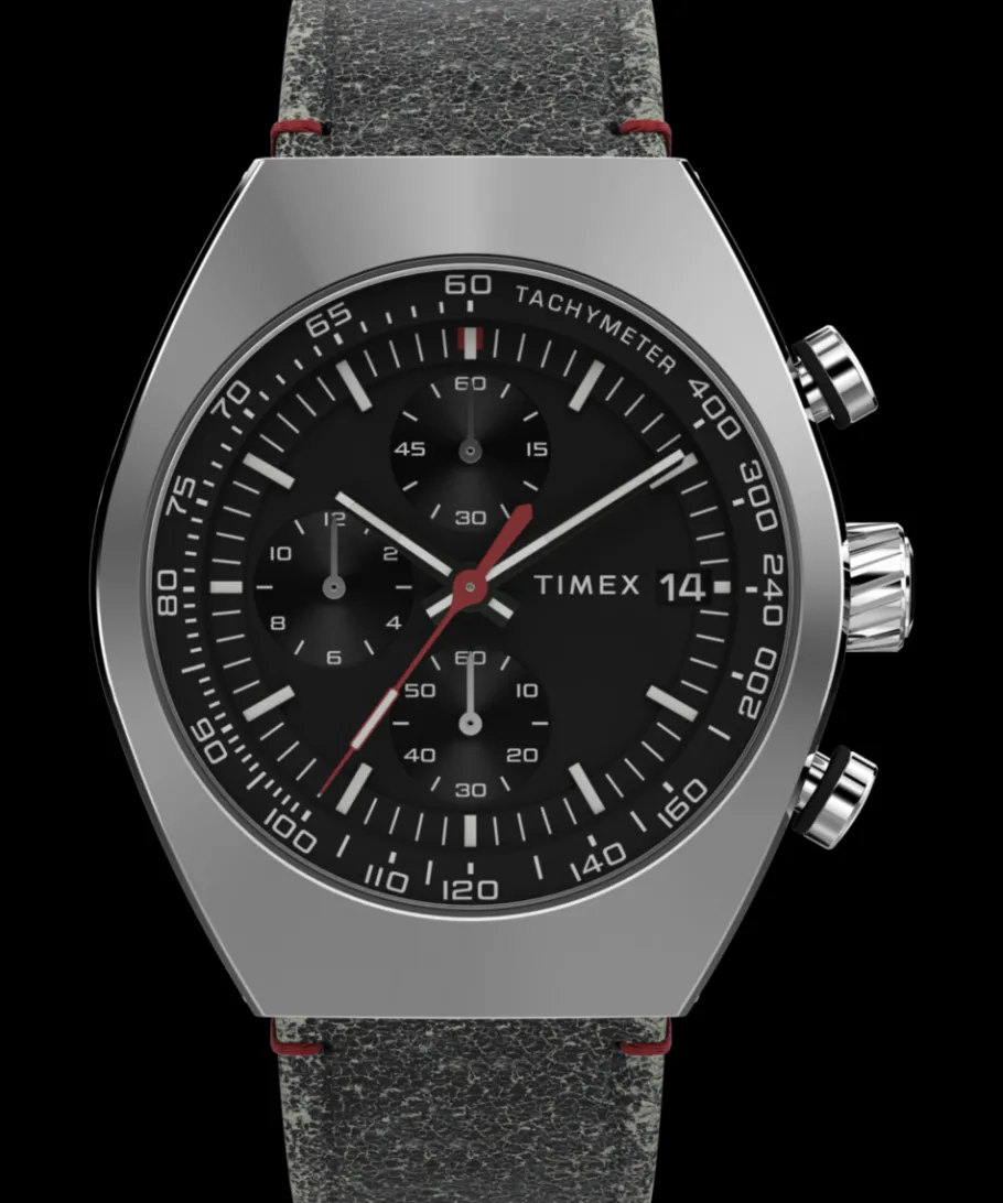 Timex Black Watches|Leather*Legacy Tonneau 42mm Leather Strap Watch