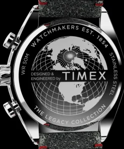 Timex Black Watches|Leather*Legacy Tonneau 42mm Leather Strap Watch