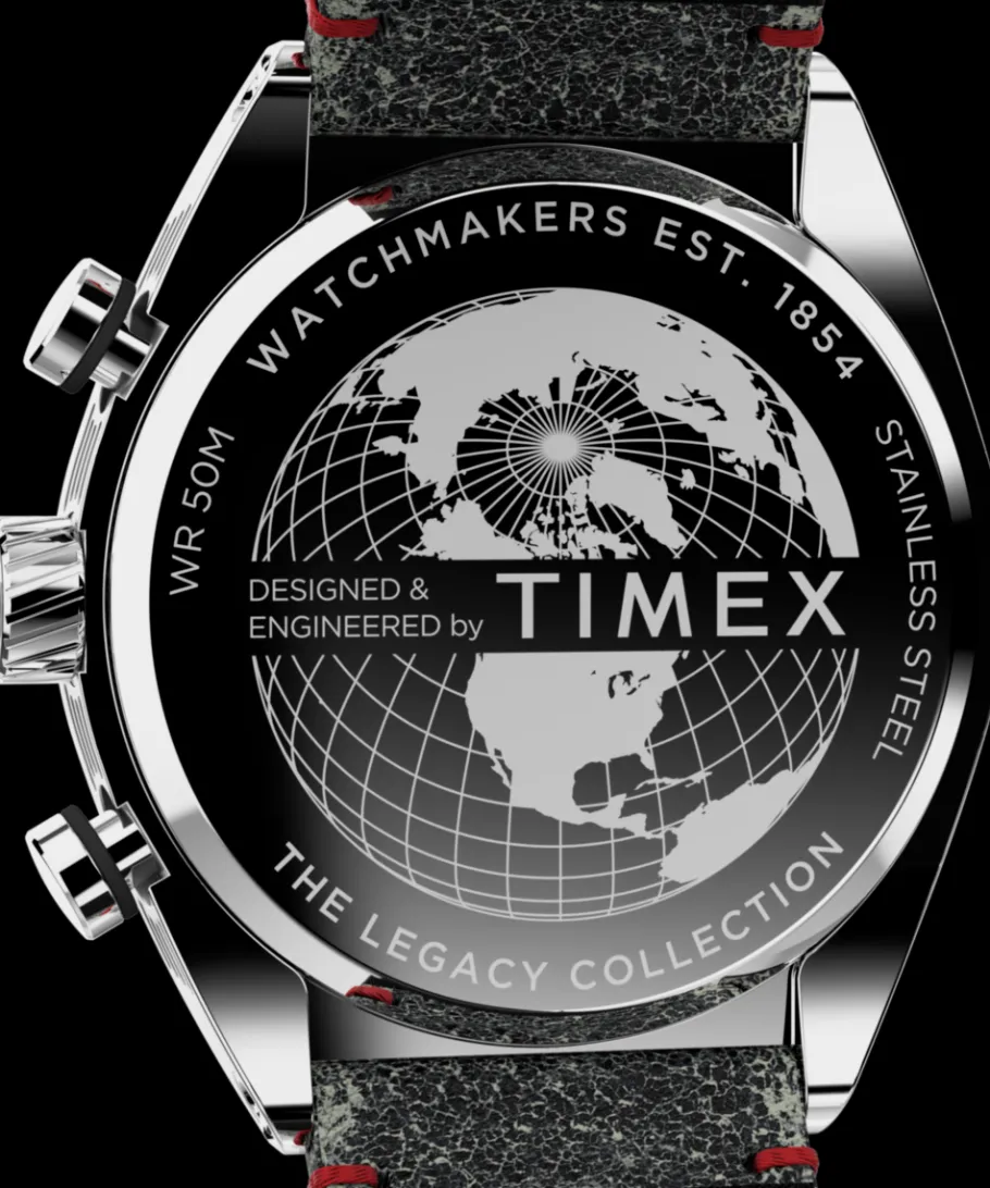 Timex Black Watches|Leather*Legacy Tonneau 42mm Leather Strap Watch