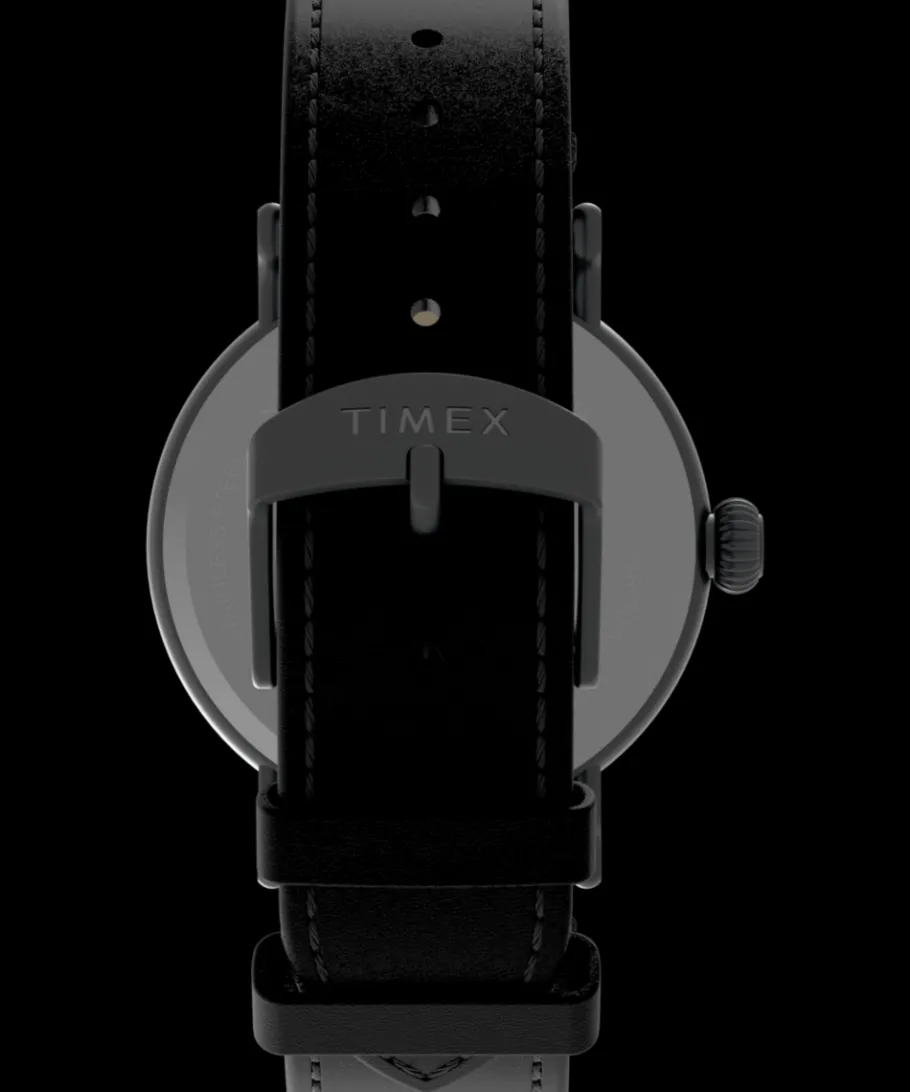 Timex Leather*Standard Dia de los Muertos 40mm Leather Strap Watch