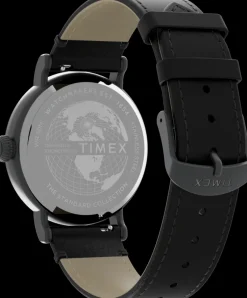 Timex Leather*Standard Dia de los Muertos 40mm Leather Strap Watch