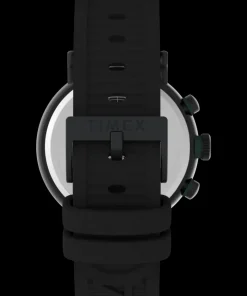 Timex Chronograph|Black Watches*Standard Tachymeter Chronograph 43mm Eco-Friendly Resin Strap Wa