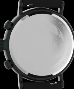 Timex Chronograph|Black Watches*Standard Tachymeter Chronograph 43mm Eco-Friendly Resin Strap Wa