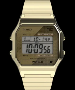 Women Timex Digital|Digital*T80 34mm Stainless Steel Expansion Band Watch