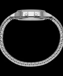 Women Timex Digital|Digital*T80 34mm Stainless Steel Expansion Band Watch
