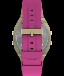 Women Timex Digital*T80 Steel 36mm Resin Strap Watch