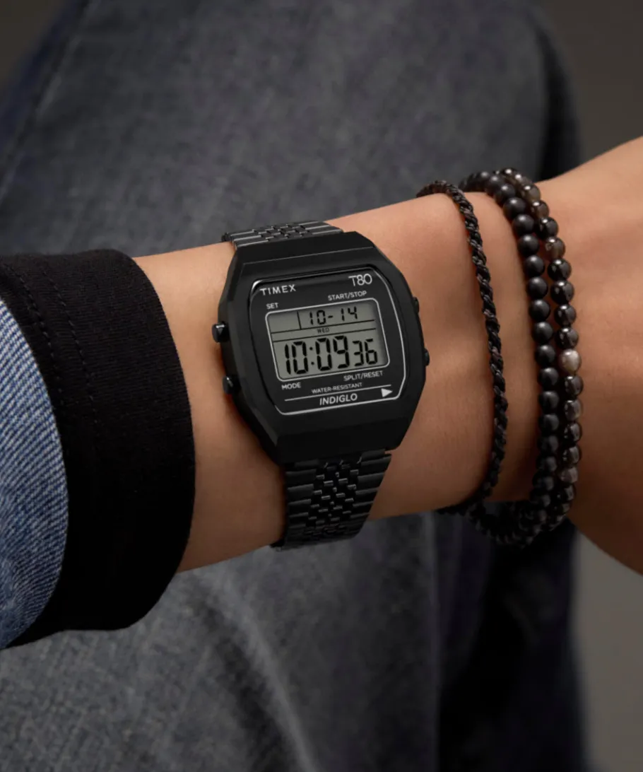 Women Timex Digital|Bracelet*T80 Steel 36mm Stainless Steel Bracelet Watch