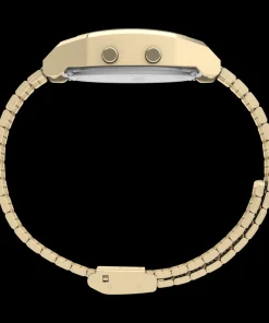 Women Timex Gold-tone|Digital*T80 Steel 36mm Stainless Steel Bracelet Watch